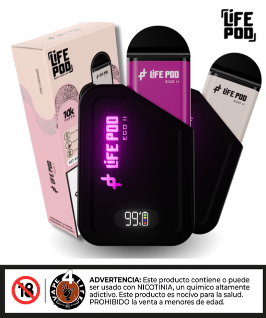 LIFEPOD ECO II KIT 10k puffs 5% nic.